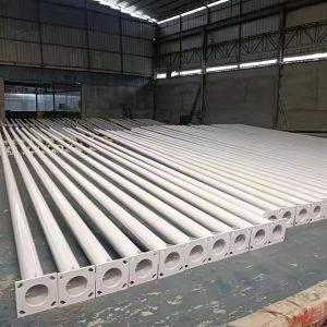 Pabrik tiang bts lampu listrik