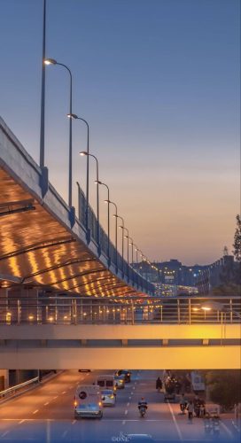 pabrik tiang single oktagonal parabole