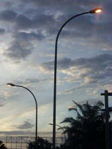 Tiang PJU Standar Pipa Bulat Type Single